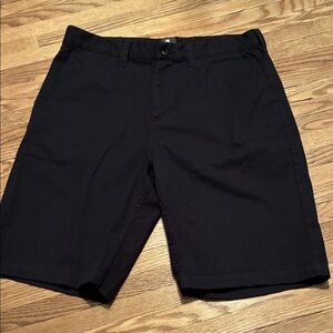 DC Men's Dark Flat Front Shorts
